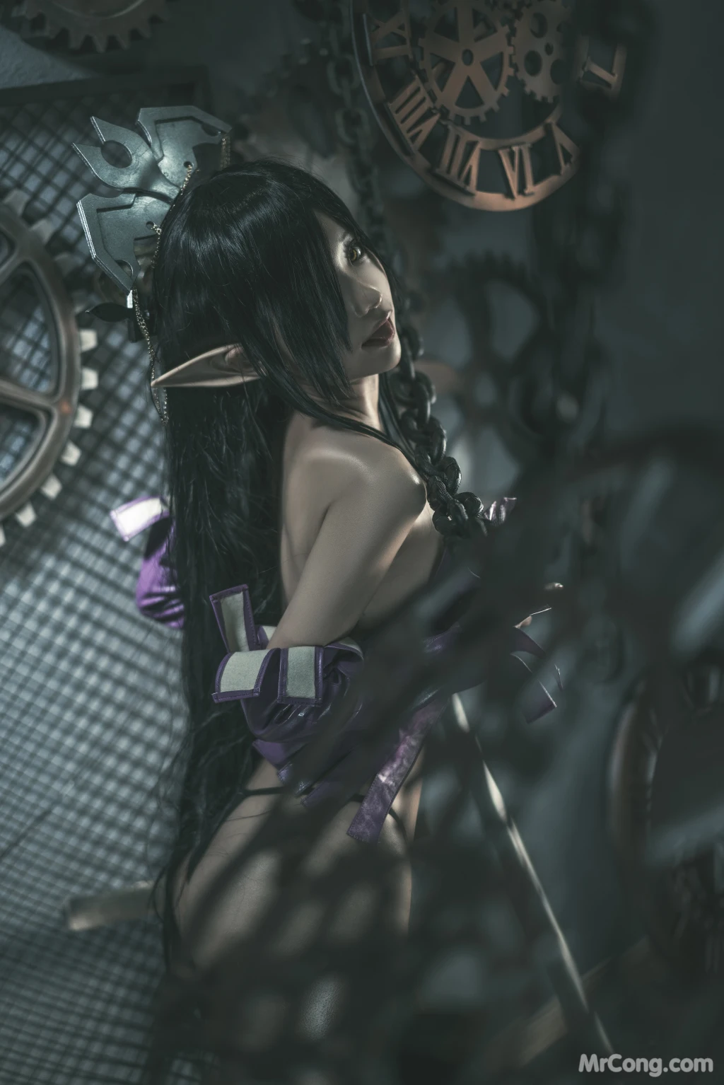 Coser蠢沫沫 chunmomo Black Beast Queen 127 photos - 105