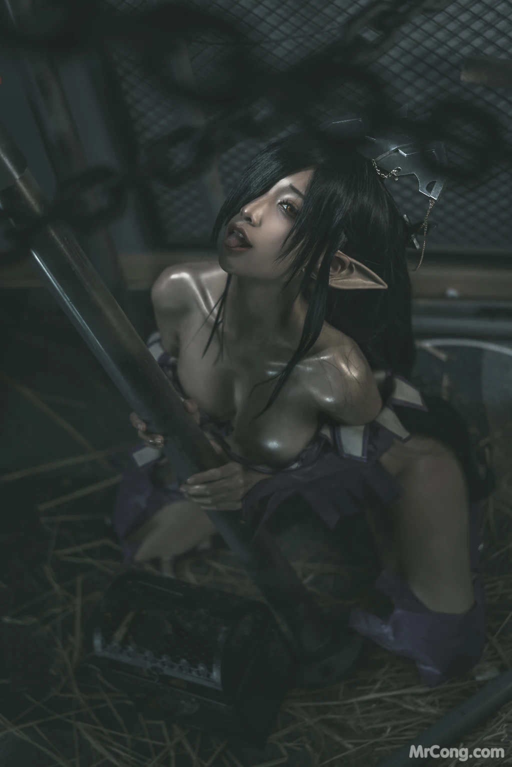 Coser蠢沫沫 chunmomo Black Beast Queen 127 photos - 108