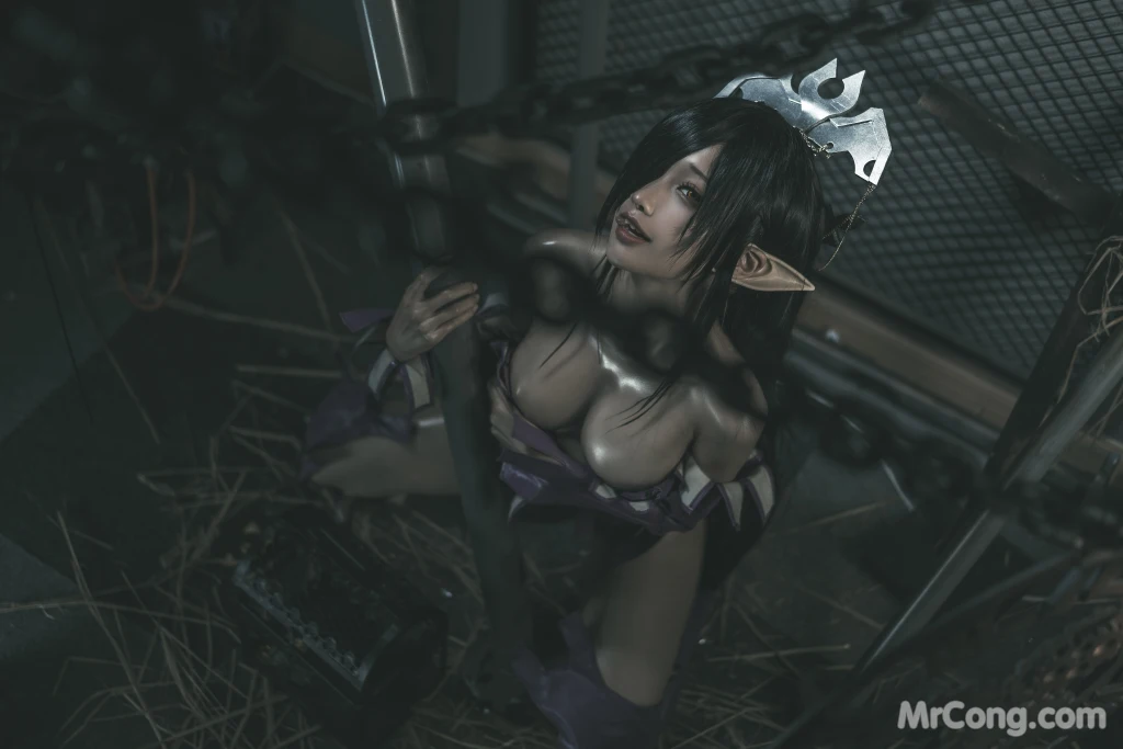 Coser蠢沫沫 chunmomo Black Beast Queen 127 photos - 109