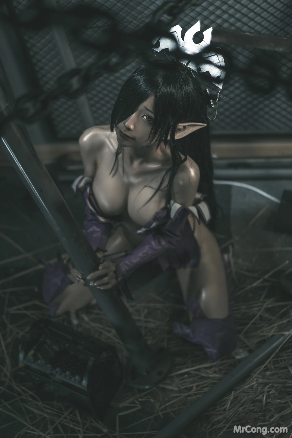 Coser蠢沫沫 chunmomo Black Beast Queen 127 photos - 110