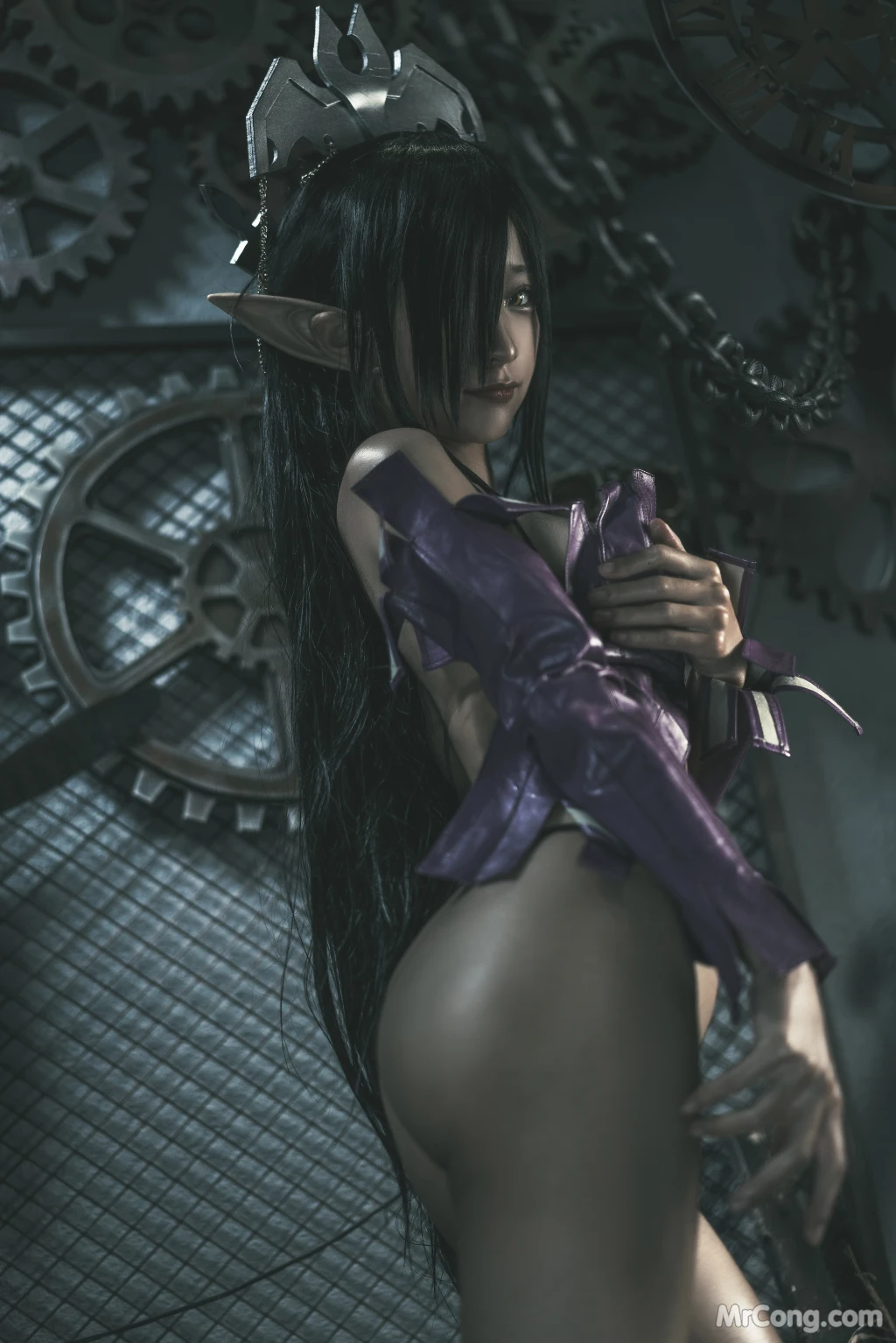 Coser蠢沫沫 chunmomo Black Beast Queen 127 photos - 113
