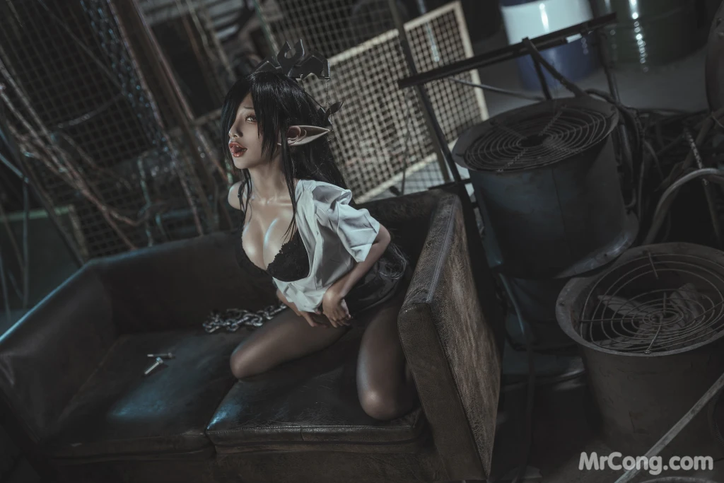 Coser蠢沫沫 chunmomo Black Beast Queen 127 photos - 117