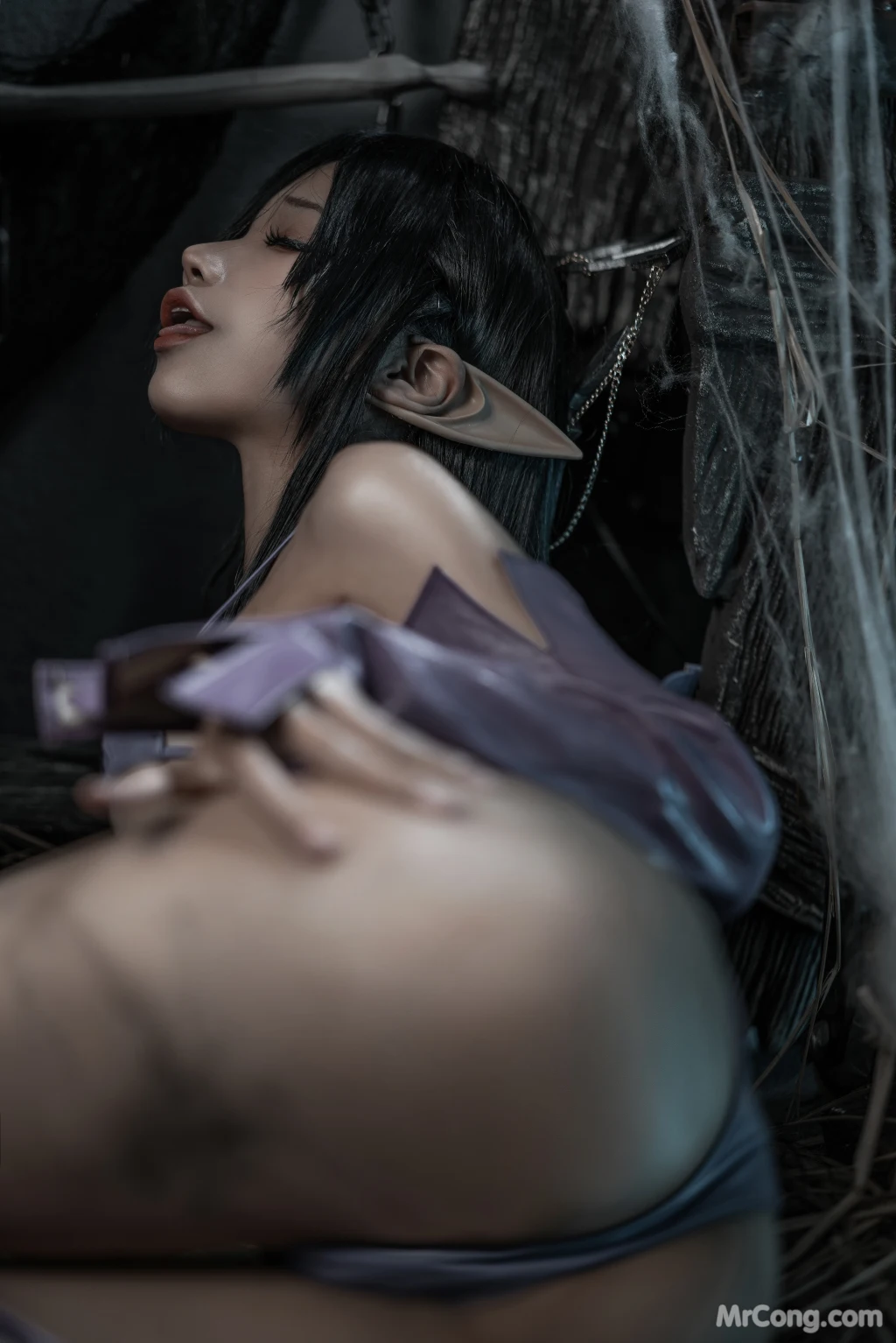 Coser蠢沫沫 chunmomo Black Beast Queen 127 photos - 121