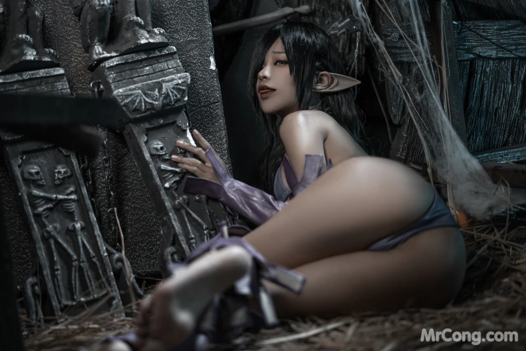 Coser蠢沫沫 chunmomo Black Beast Queen 127 photos - 123