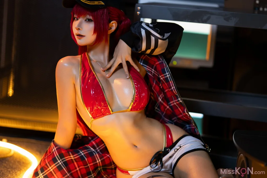 Coser蠢沫沫 chunmomo Hololive 宝钟玛琳 船长 238 photos - 139