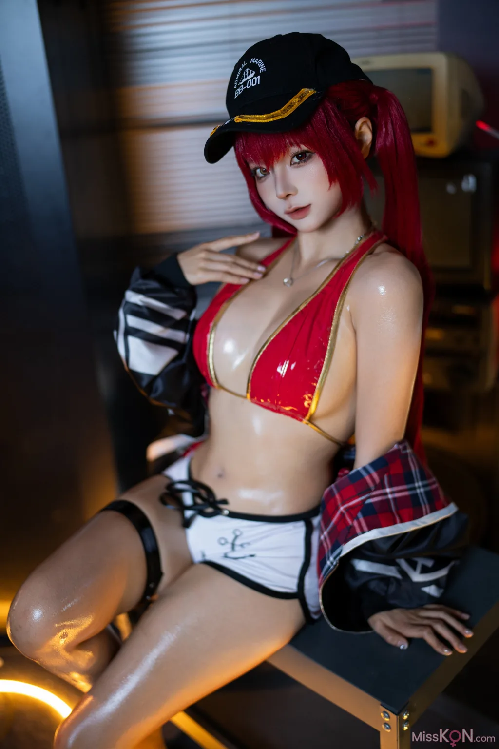 Coser蠢沫沫 chunmomo Hololive 宝钟玛琳 船长 238 photos - 160