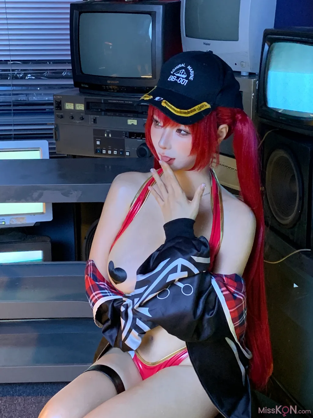 Coser蠢沫沫 chunmomo Hololive 宝钟玛琳 船长 238 photos - 208