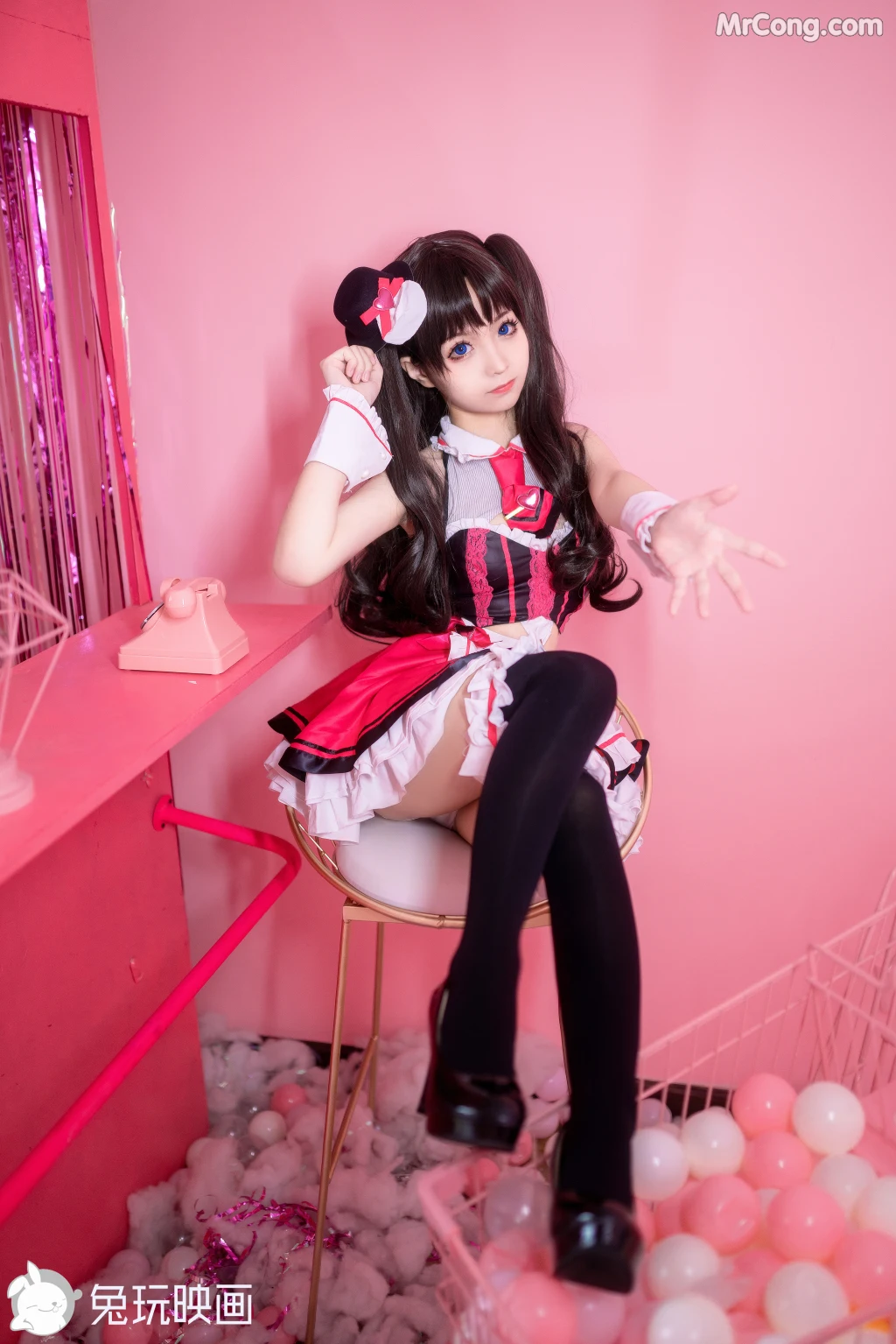 Coser蠢沫沫 chunmomo Vol077 女仆凛 40 photos - 18