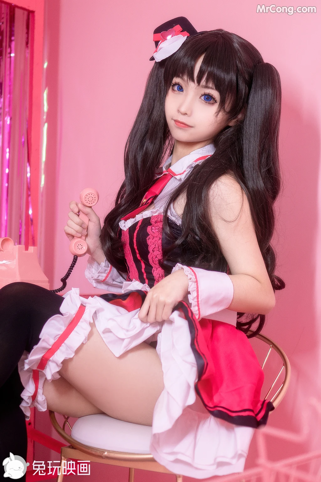 Coser蠢沫沫 chunmomo Vol077 女仆凛 40 photos - 19