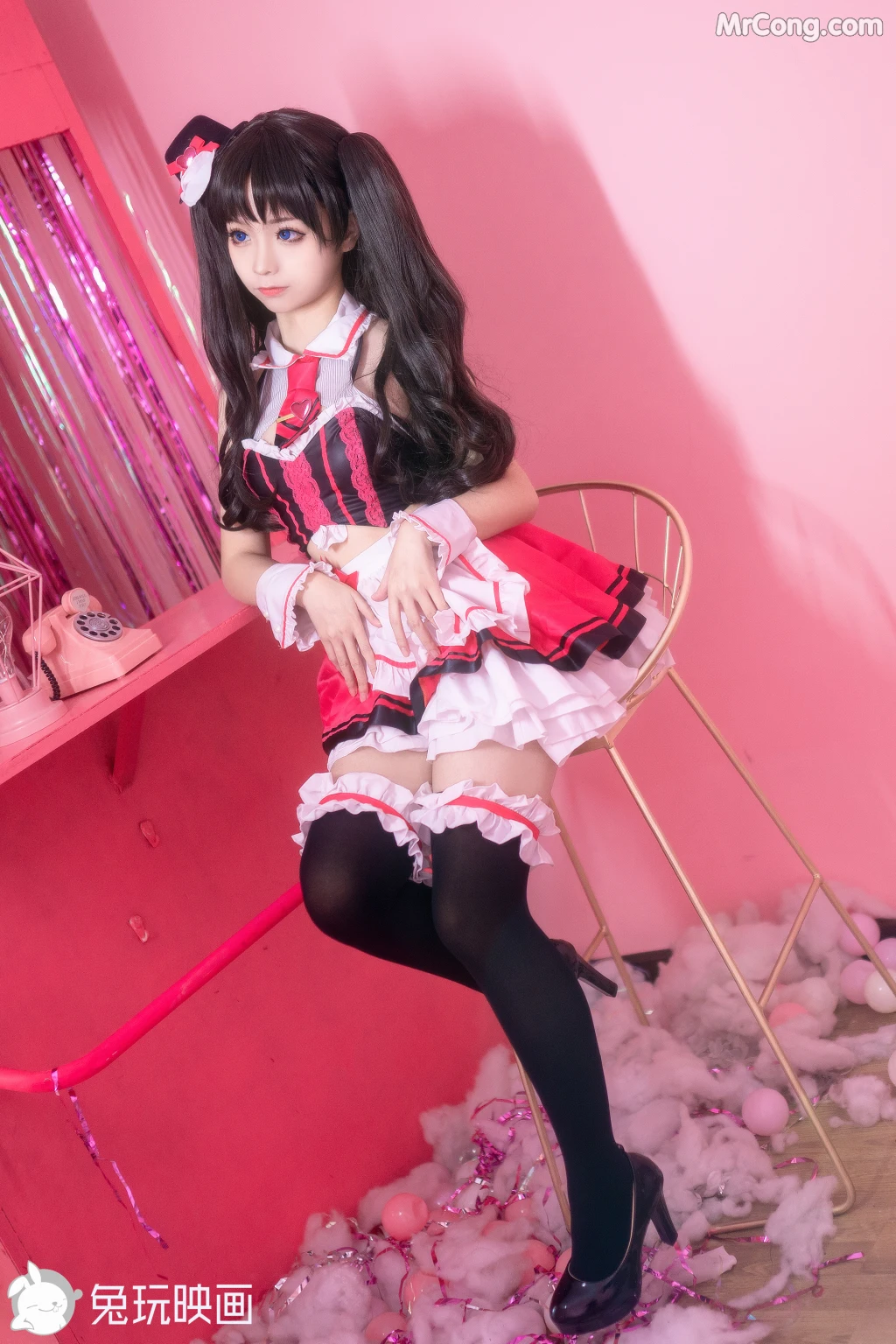 Coser蠢沫沫 chunmomo Vol077 女仆凛 40 photos - 33