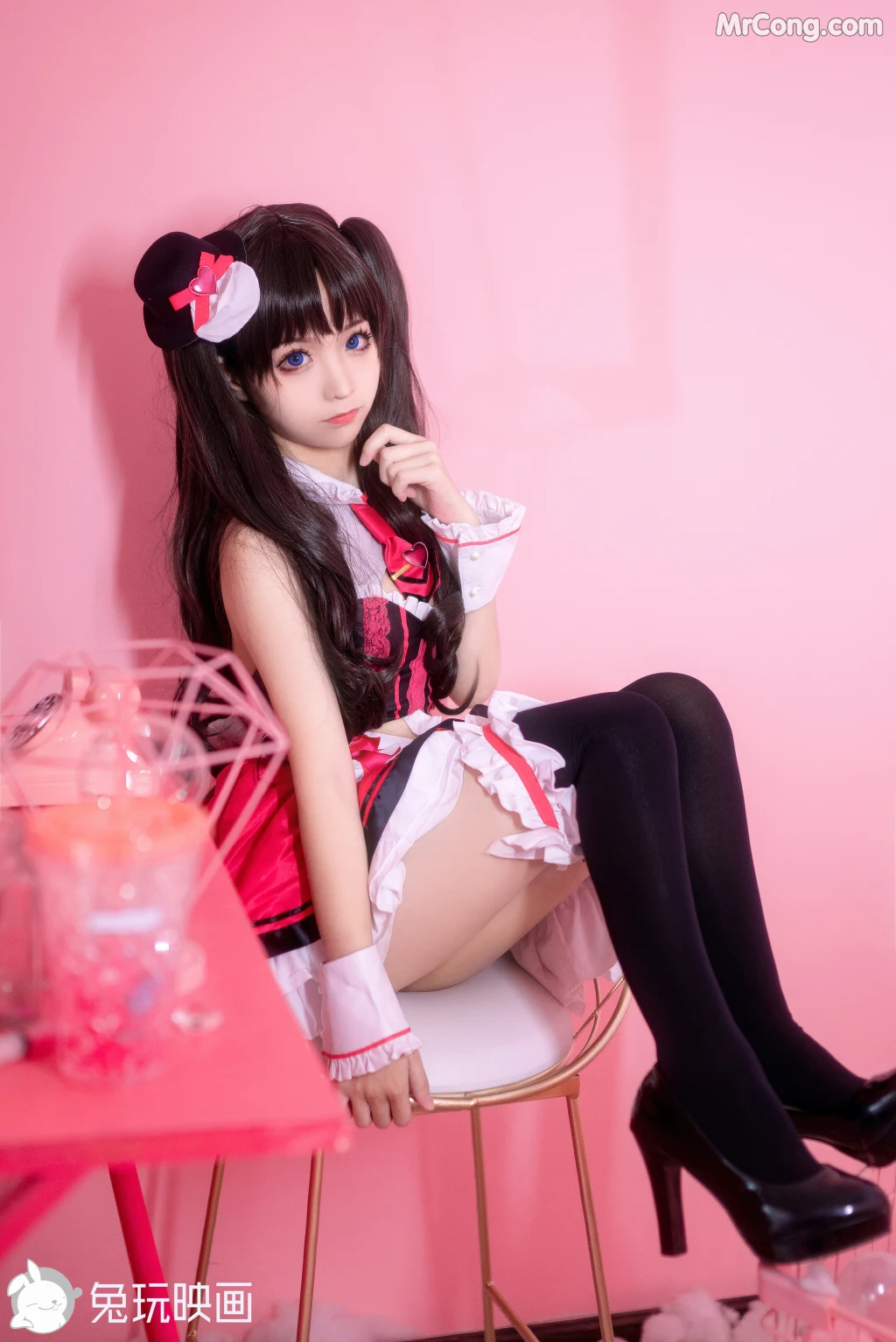 Coser蠢沫沫 chunmomo Vol077 女仆凛 40 photos - 35