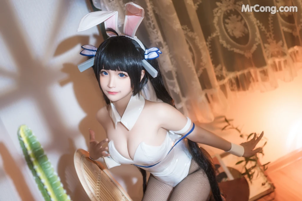 Coser蠢沫沫 chunmomo Vol080 赫斯提亚兔女郎 40 photos - 17