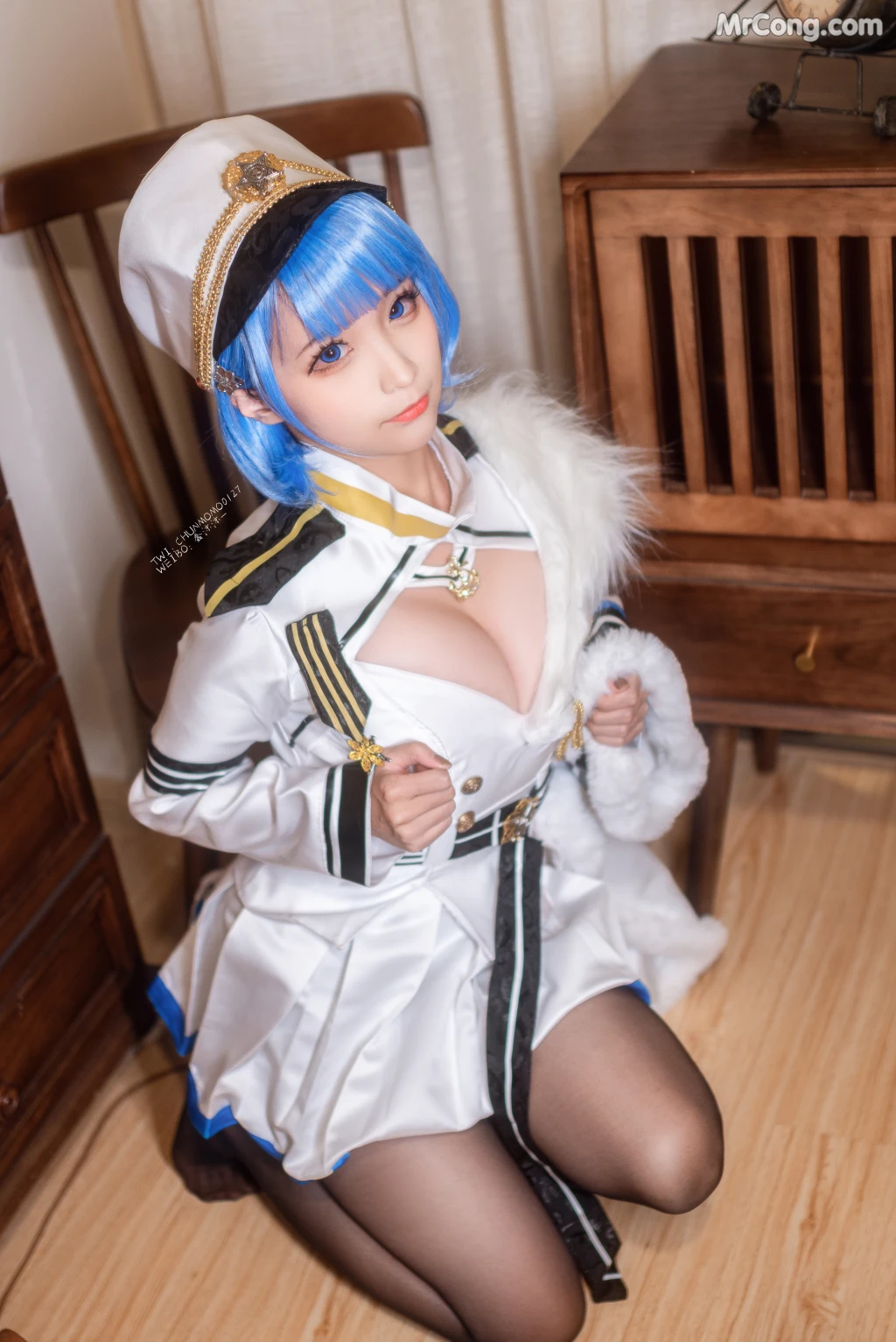 Coser蠢沫沫 chunmomo Vol086 恰巴耶夫原皮 40 photos - 15