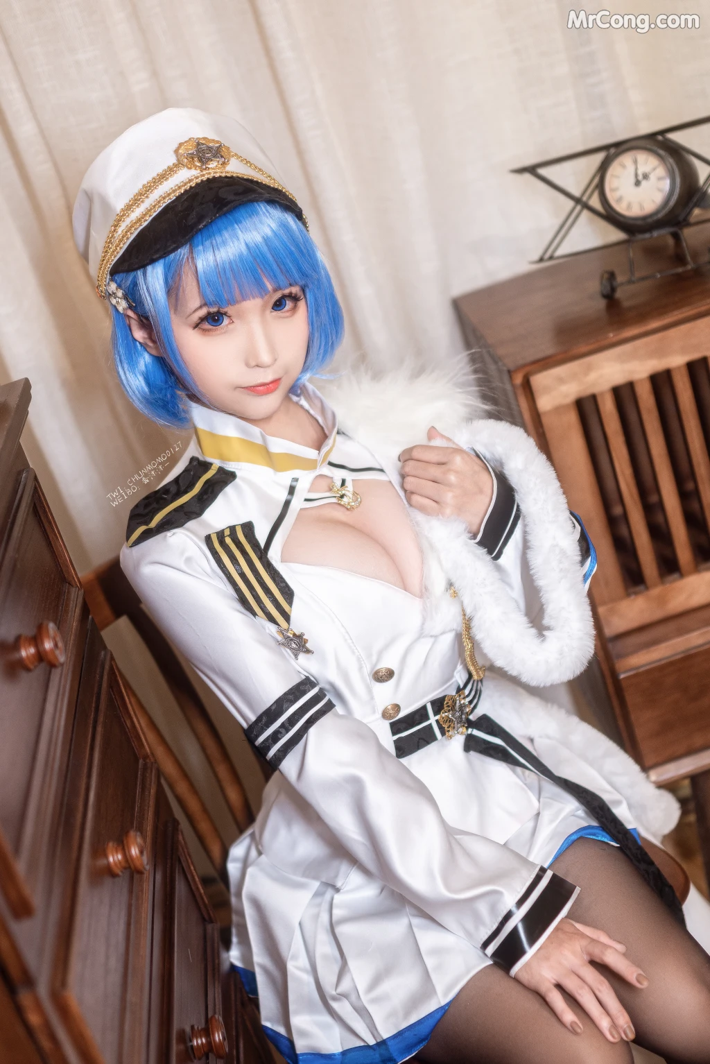 Coser蠢沫沫 chunmomo Vol086 恰巴耶夫原皮 40 photos - 27