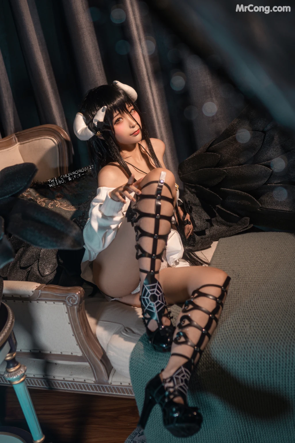 Coser蠢沫沫 chunmomo Vol095 雅儿贝德毛衣 40 photos - 40