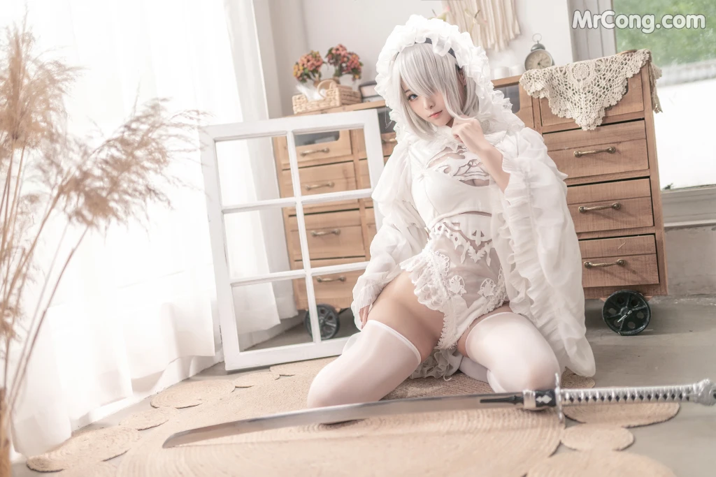 Coser蠢沫沫 chunmomo Vol098 白花嫁 20 photos - 10