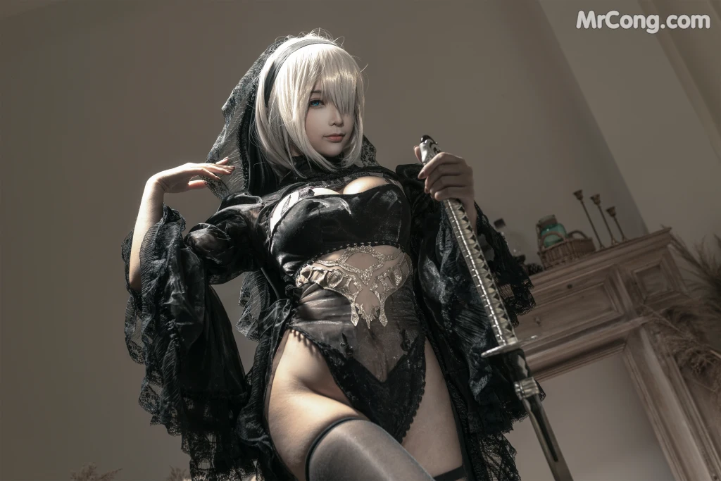 Coser蠢沫沫 chunmomo Vol099 黑花嫁 20 photos - 12