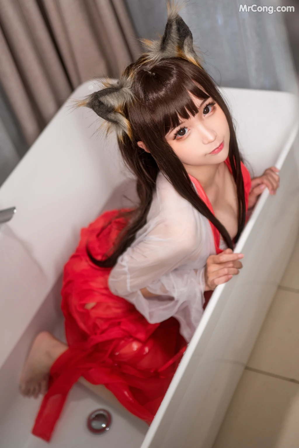 Coser蠢沫沫 chunmomo Vol101 透明巫女 60 photos - 30
