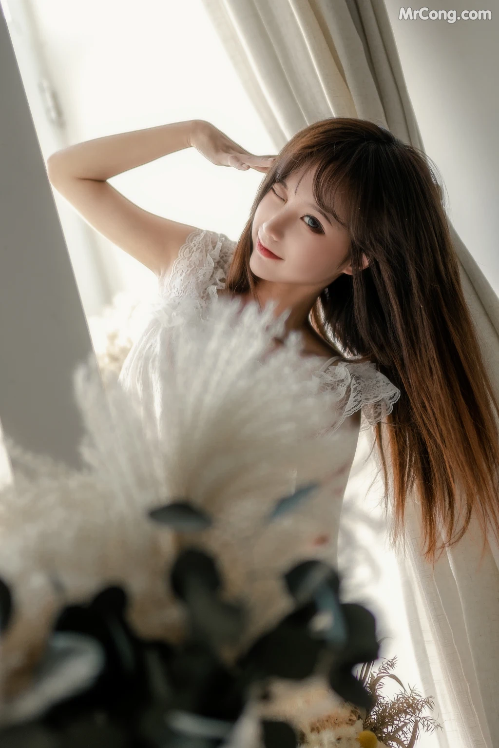 Coser蠢沫沫 chunmomo Vol102 白睡衣 29 photos - 5