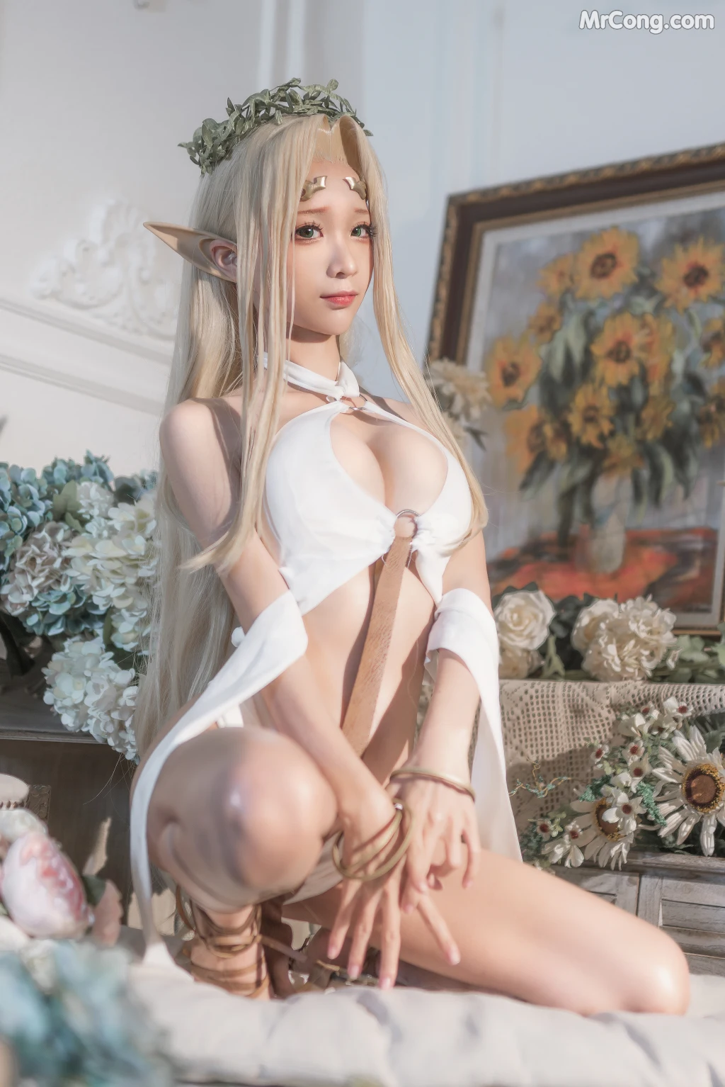 Coser蠢沫沫 chunmomo Vol119 白精灵3套 147 photos - 31