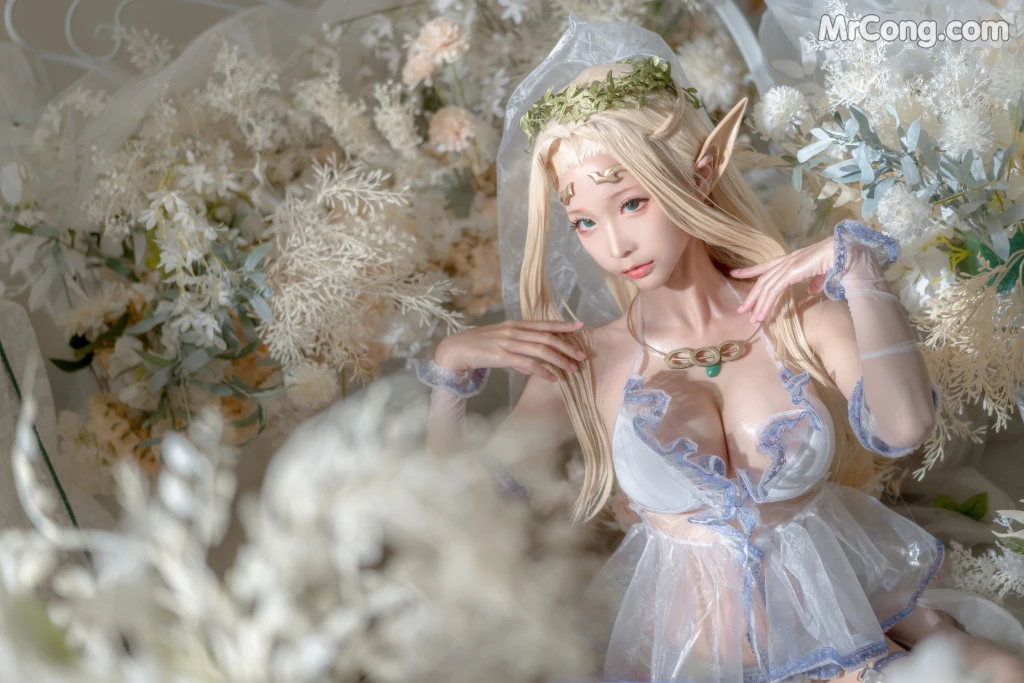 Coser蠢沫沫 chunmomo Vol119 白精灵3套 147 photos - 78