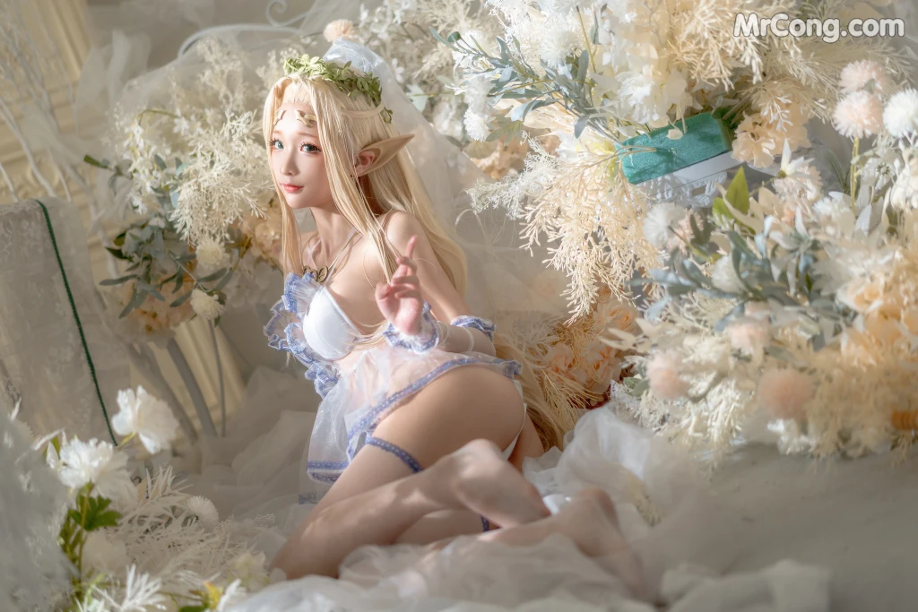 Coser蠢沫沫 chunmomo Vol119 白精灵3套 147 photos - 82