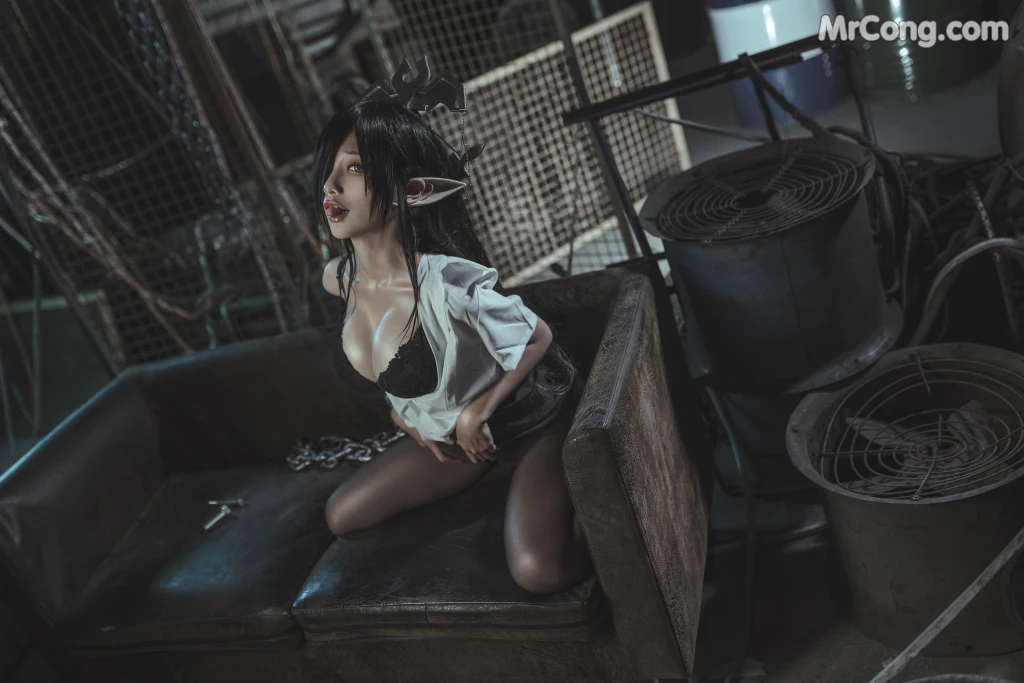 Coser蠢沫沫 chunmomo Vol120 黑兽 女王3套 127 photos - 9
