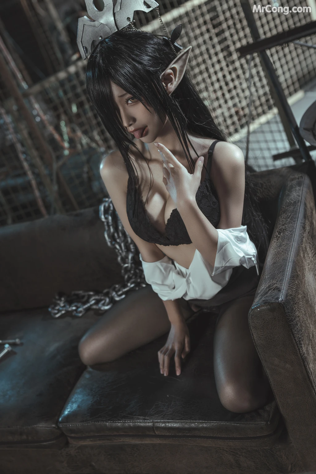 Coser蠢沫沫 chunmomo Vol120 黑兽 女王3套 127 photos - 13
