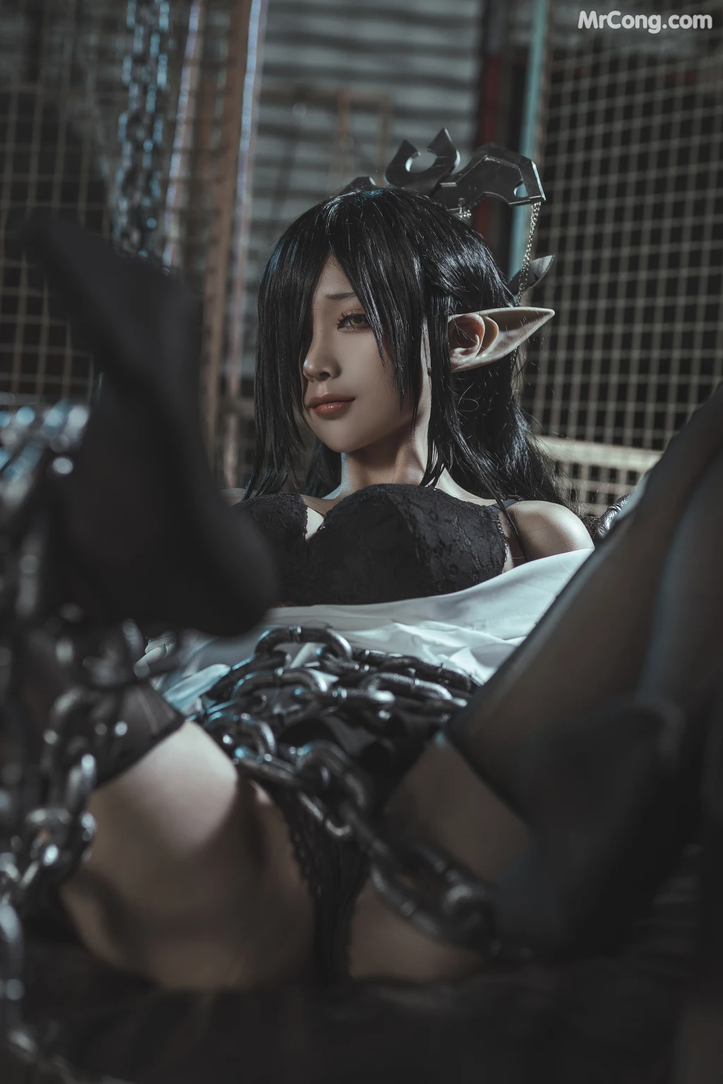 Coser蠢沫沫 chunmomo Vol120 黑兽 女王3套 127 photos - 35