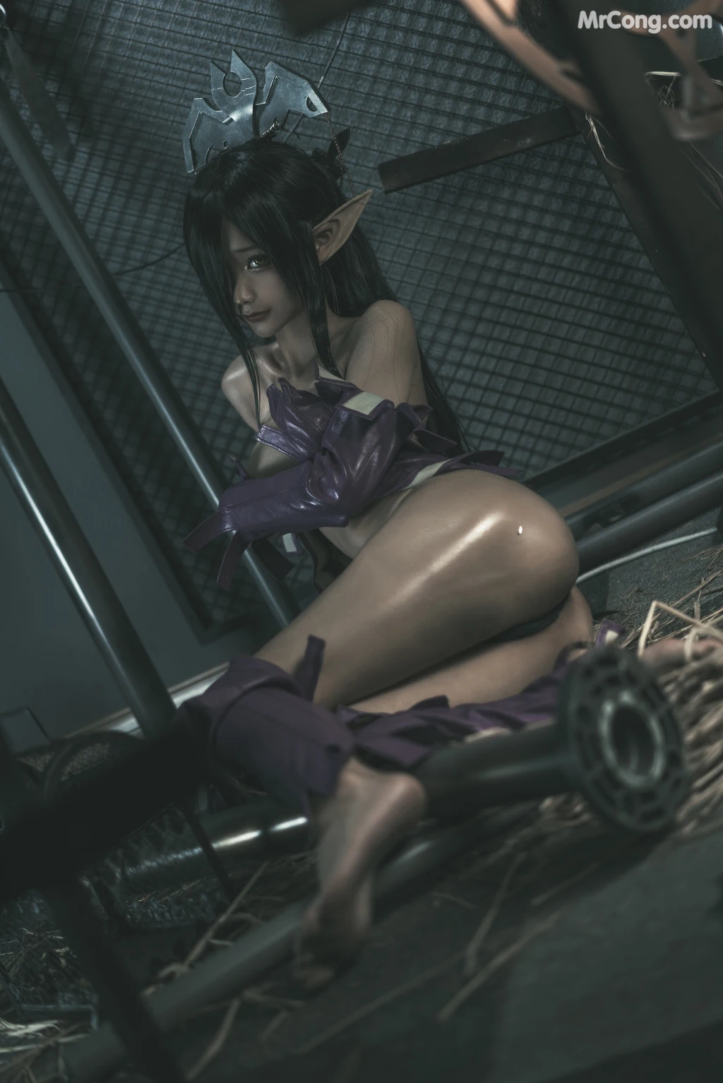 Coser蠢沫沫 chunmomo Vol120 黑兽 女王3套 127 photos - 58