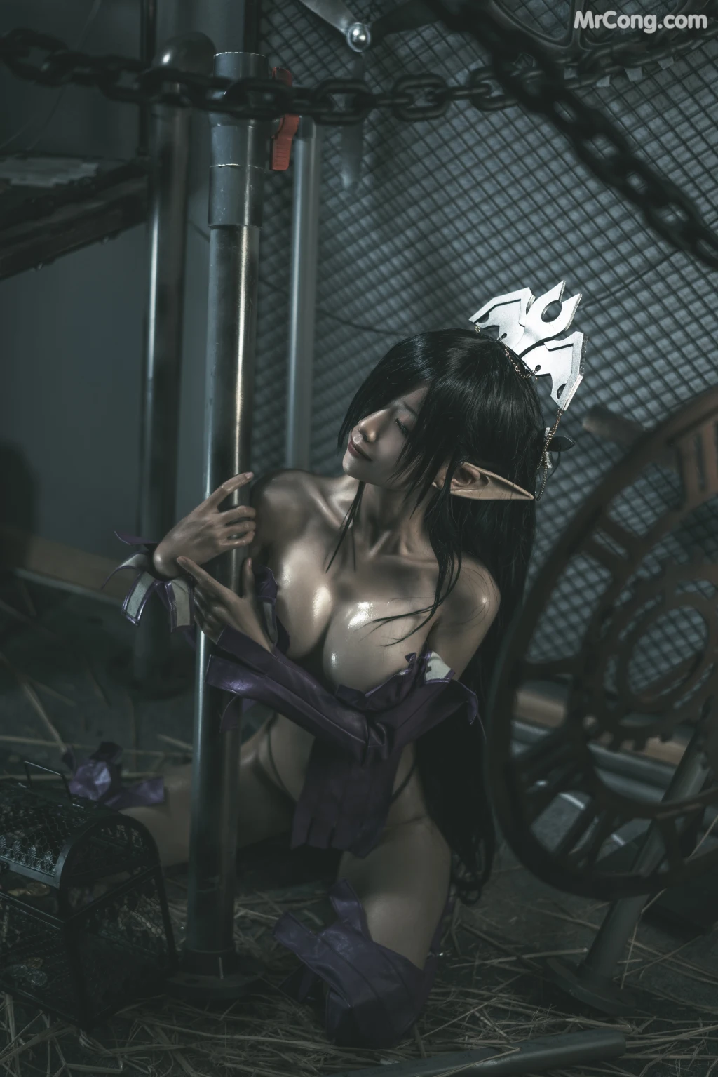 Coser蠢沫沫 chunmomo Vol120 黑兽 女王3套 127 photos - 77