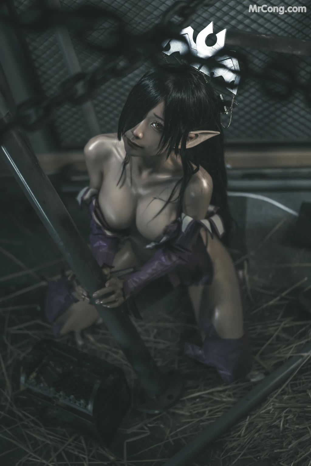 Coser蠢沫沫 chunmomo Vol120 黑兽 女王3套 127 photos - 83