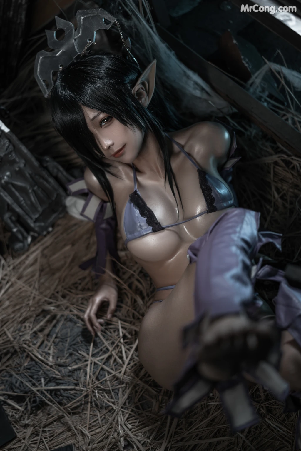 Coser蠢沫沫 chunmomo Vol120 黑兽 女王3套 127 photos - 126