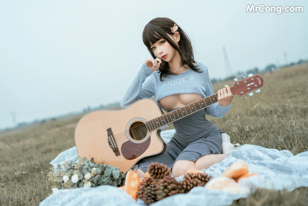 Coser蠢沫沫 chunmomo Vol121 吉他妹妹 50 photos - 23
