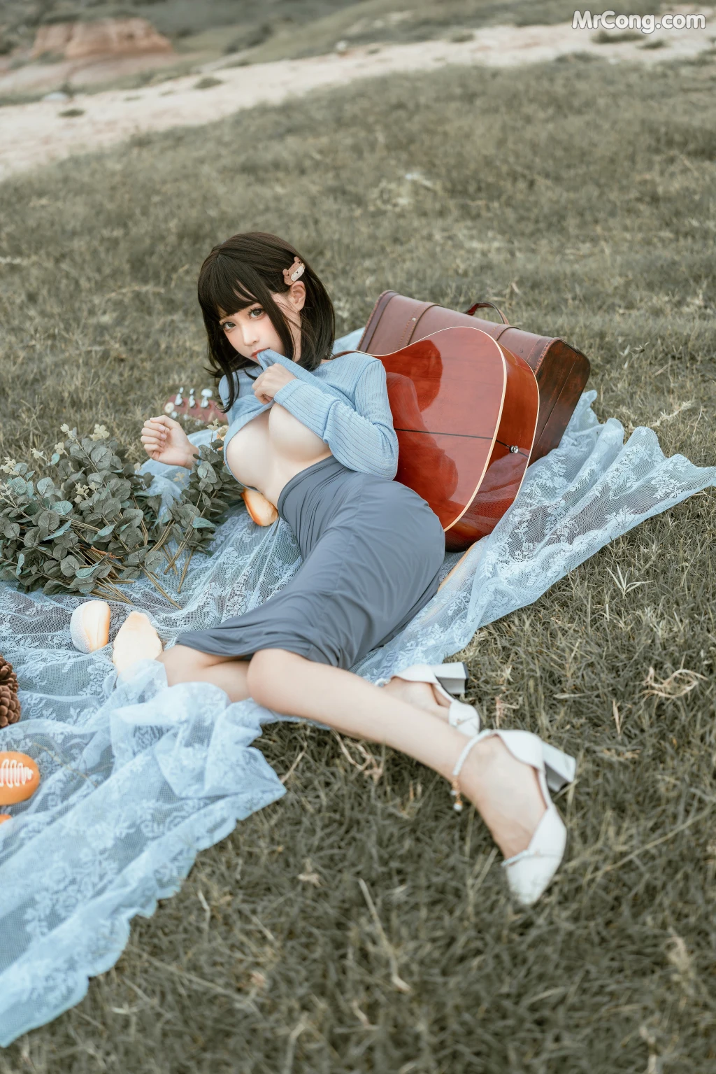 Coser蠢沫沫 chunmomo Vol121 吉他妹妹 50 photos - 30