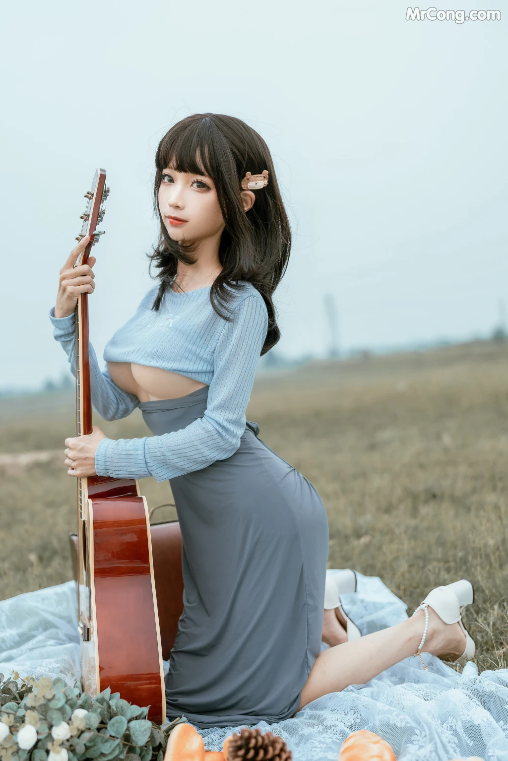 Coser蠢沫沫 chunmomo Vol121 吉他妹妹 50 photos - 47