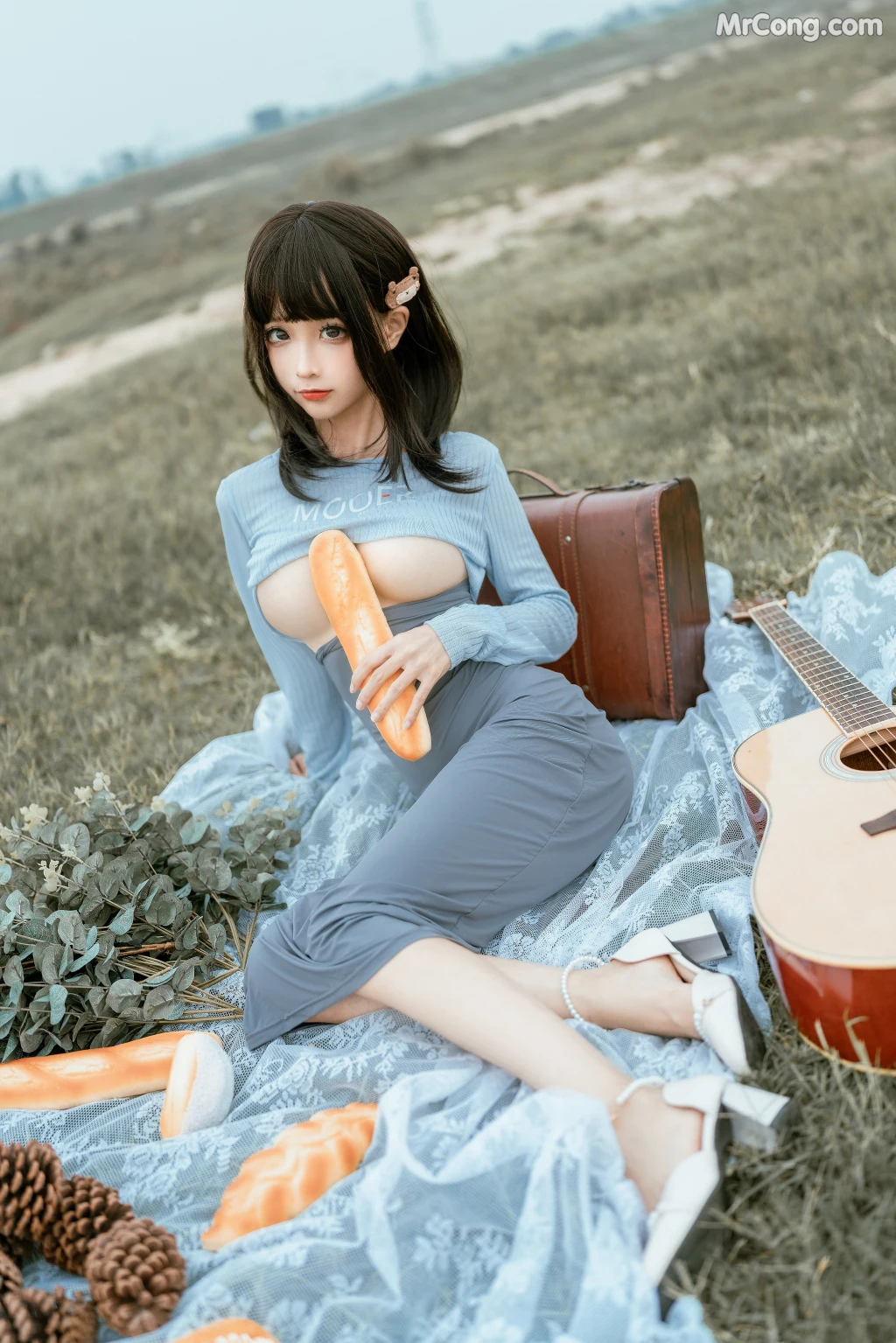 Coser蠢沫沫 chunmomo Vol121 吉他妹妹 50 photos - 50