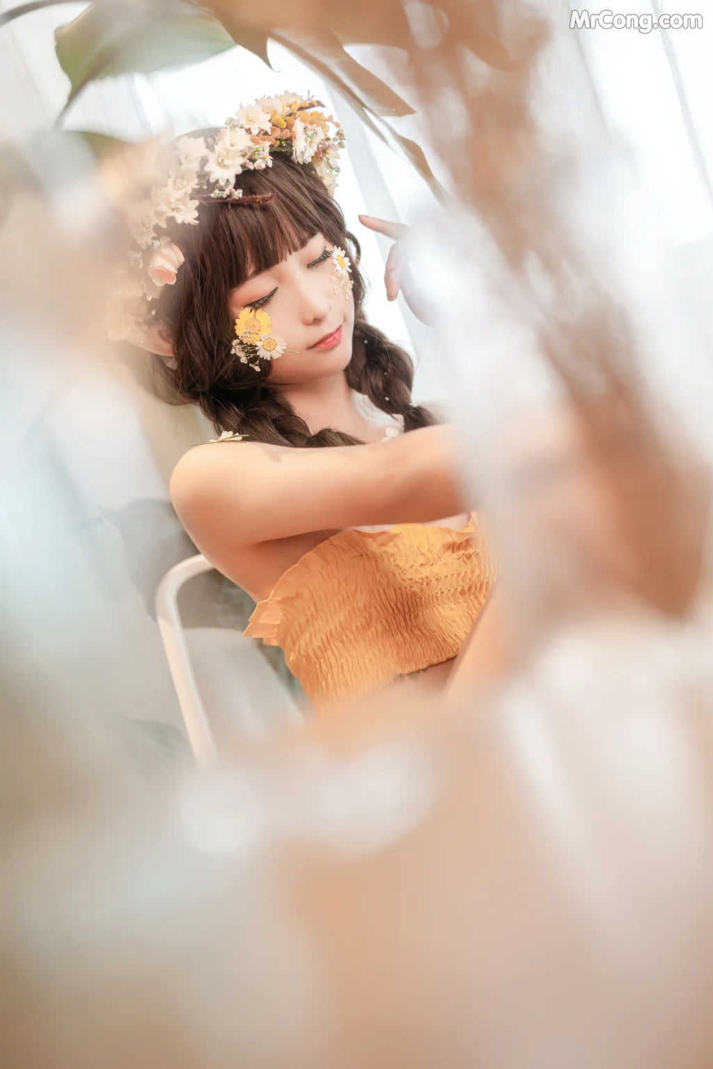 Coser蠢沫沫 chunmomo Vol124 尖耳国度花精灵 40 photos - 14