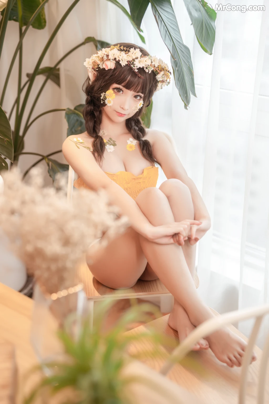 Coser蠢沫沫 chunmomo Vol124 尖耳国度花精灵 40 photos - 16