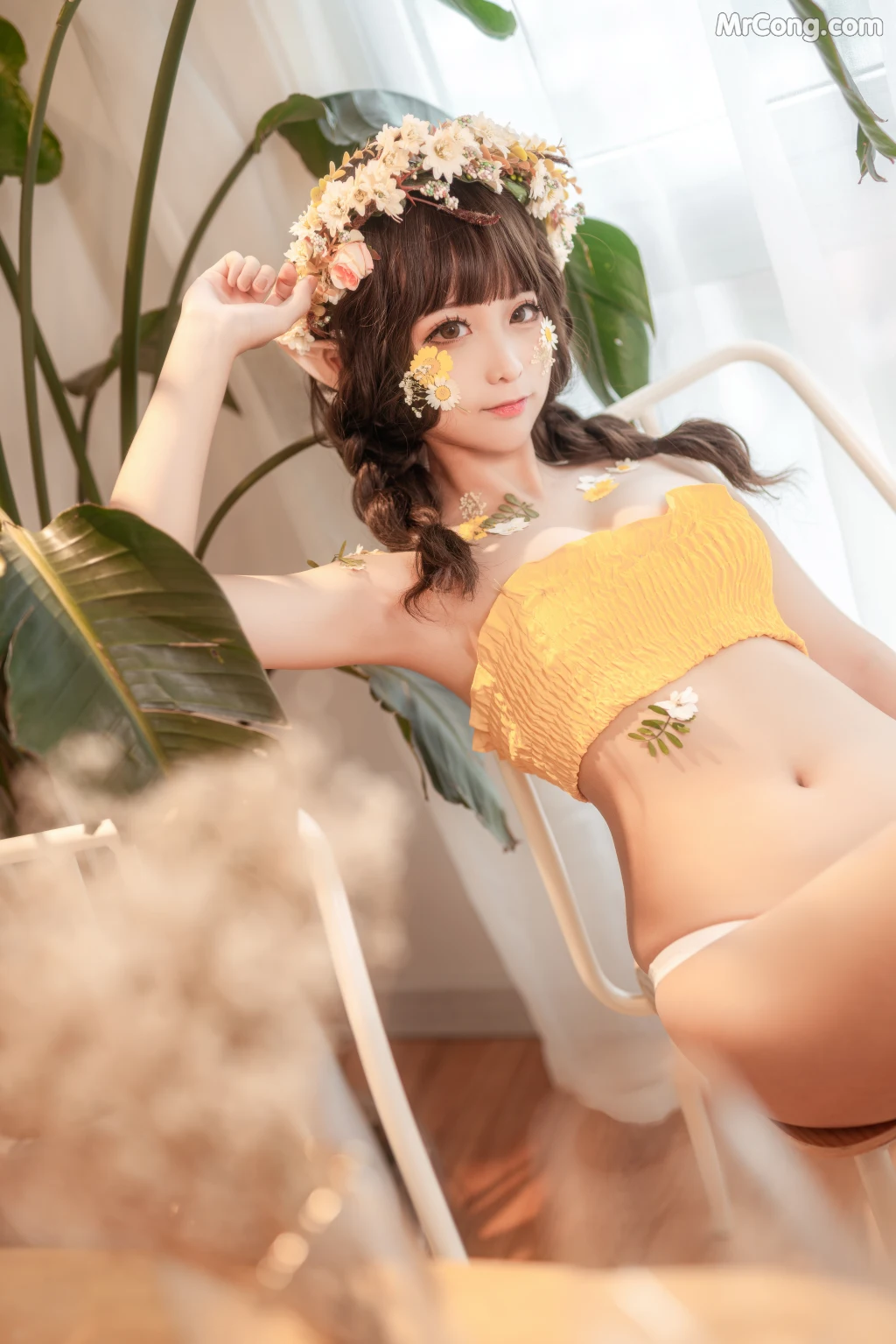 Coser蠢沫沫 chunmomo Vol124 尖耳国度花精灵 40 photos - 27