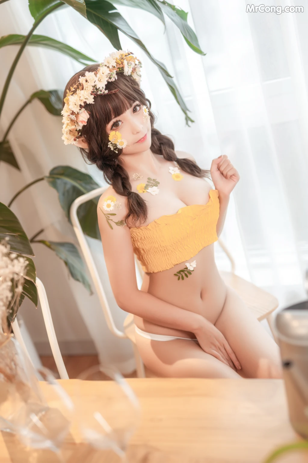 Coser蠢沫沫 chunmomo Vol124 尖耳国度花精灵 40 photos - 31