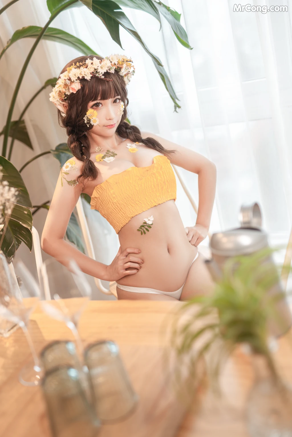 Coser蠢沫沫 chunmomo Vol124 尖耳国度花精灵 40 photos - 32