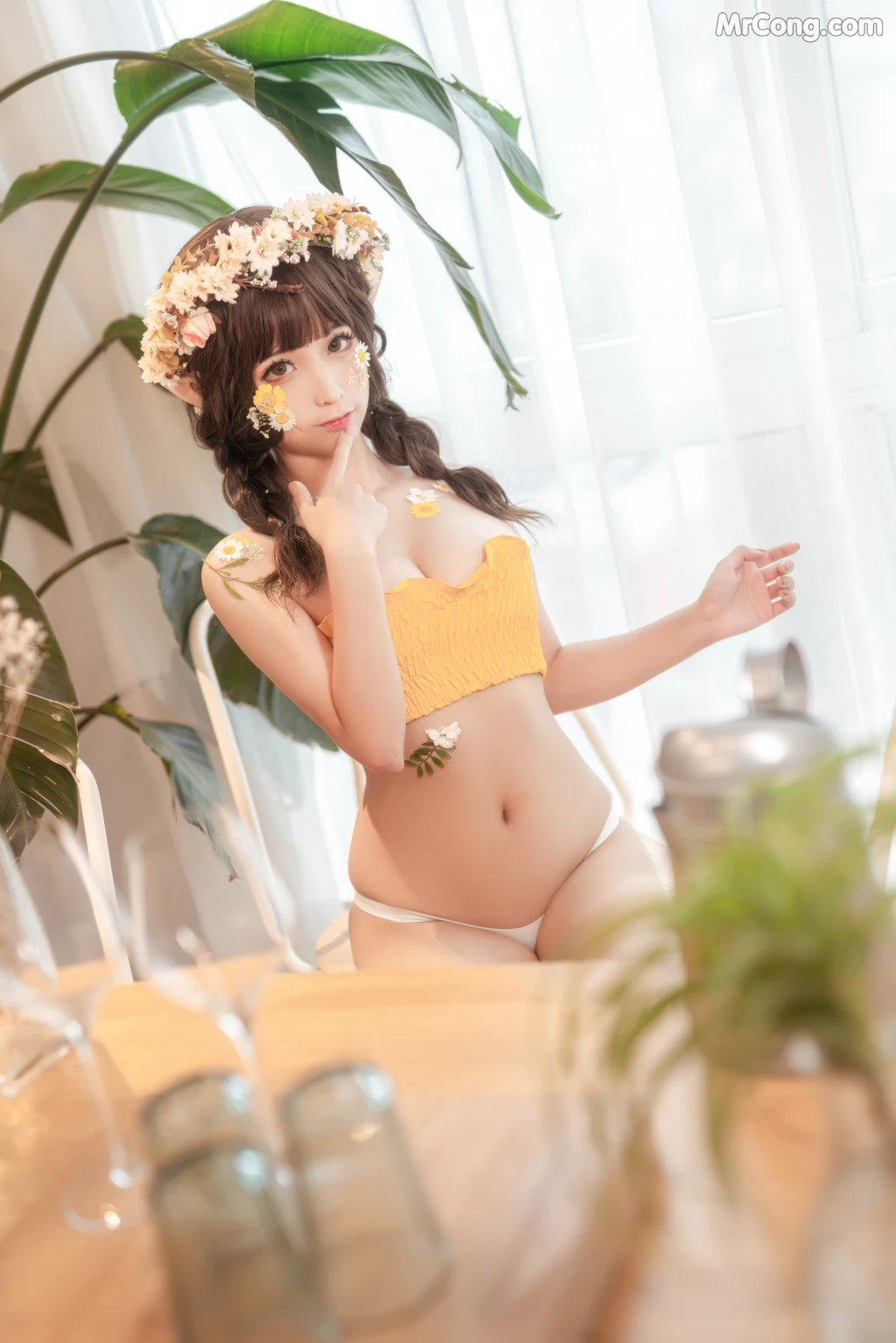 Coser蠢沫沫 chunmomo Vol124 尖耳国度花精灵 40 photos - 33