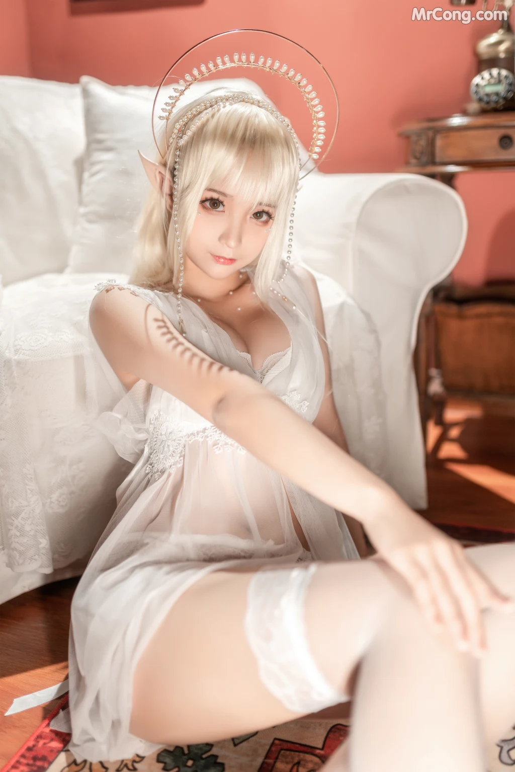 Coser蠢沫沫 chunmomo Vol125 尖耳国度纱精灵 40 photos - 34