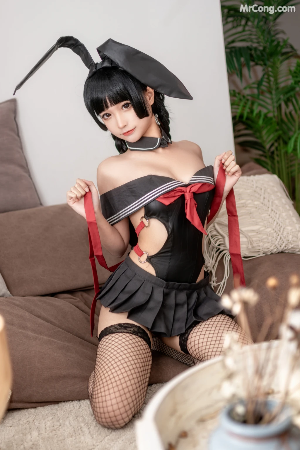 Coser蠢沫沫 chunmomo Vol126 卯月桃子 40 photos - 39