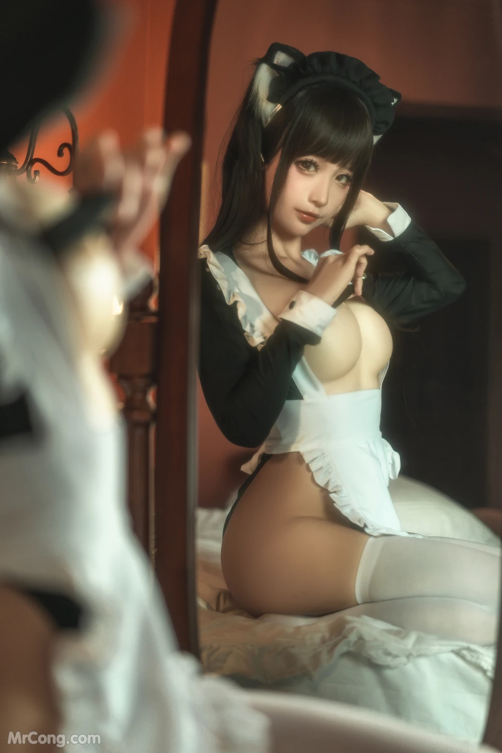 Coser蠢沫沫 chunmomo Vol130 仆-女仆 66 photos - 57