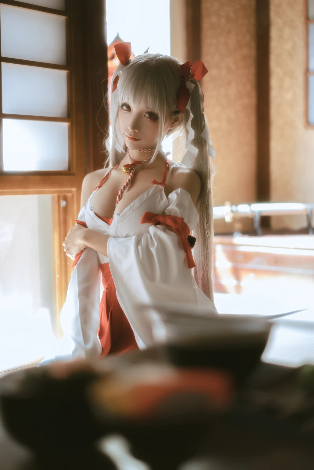 Coser蠢沫沫 chunmomo Vol132 可畏 巫女 55 photos - 12