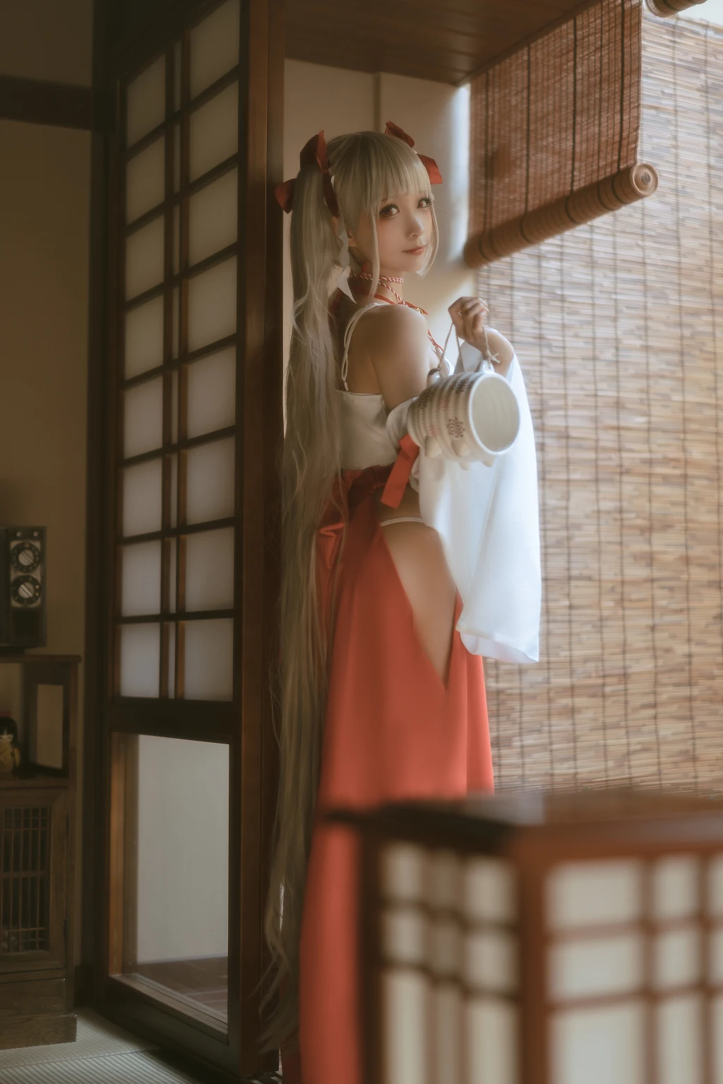 Coser蠢沫沫 chunmomo Vol132 可畏 巫女 55 photos - 20