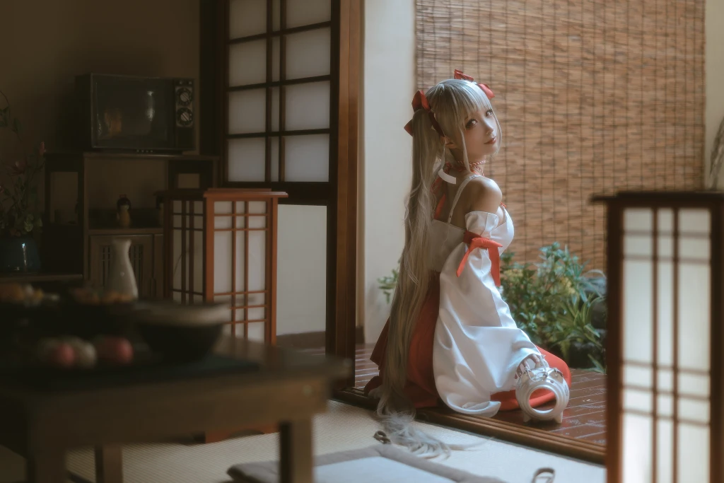 Coser蠢沫沫 chunmomo Vol132 可畏 巫女 55 photos - 21