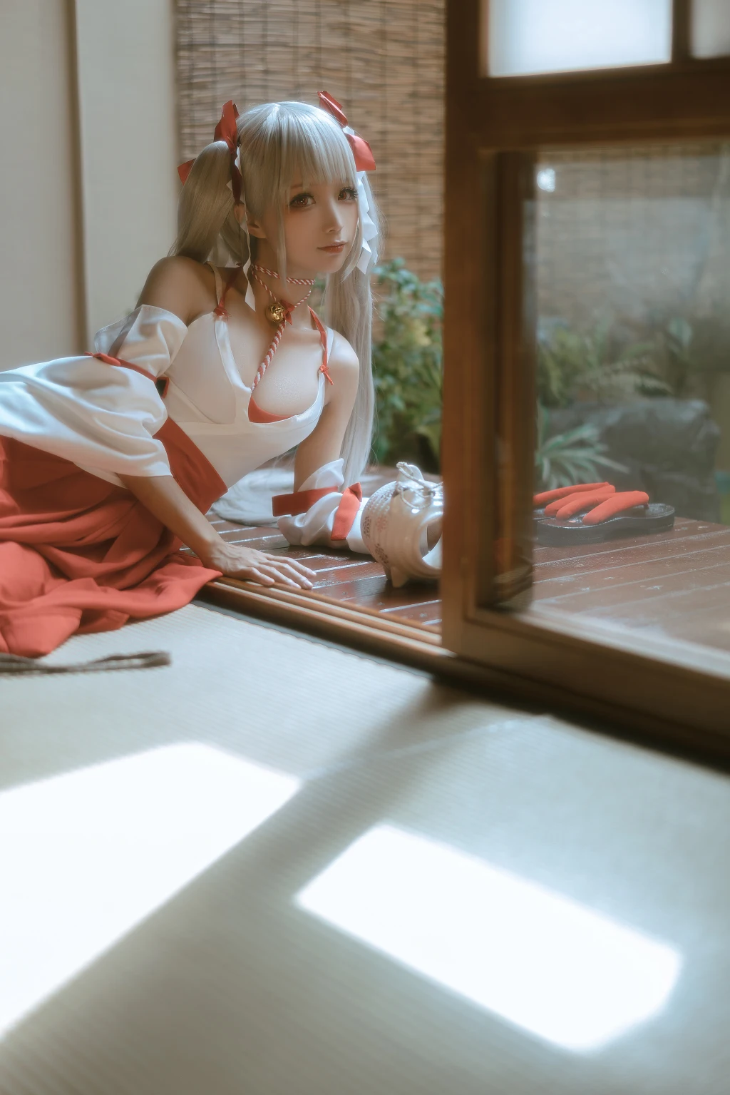 Coser蠢沫沫 chunmomo Vol132 可畏 巫女 55 photos - 26